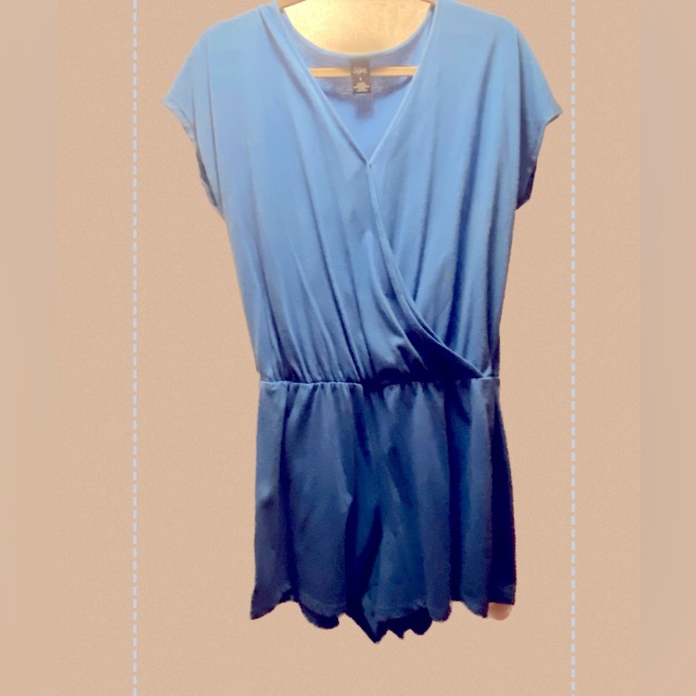 Women’s Small Royal Blue Soft and Stretchy Romper